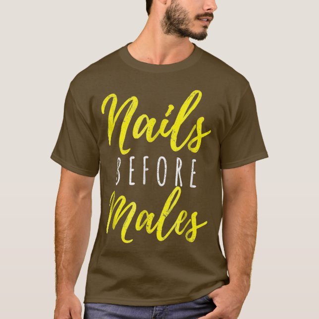 Camiseta Nail Technician Shirt Para Nail Tech Art T (Frente)