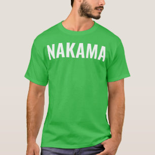 Camiseta Nakama Friend Romaji, garota japonesa do Word