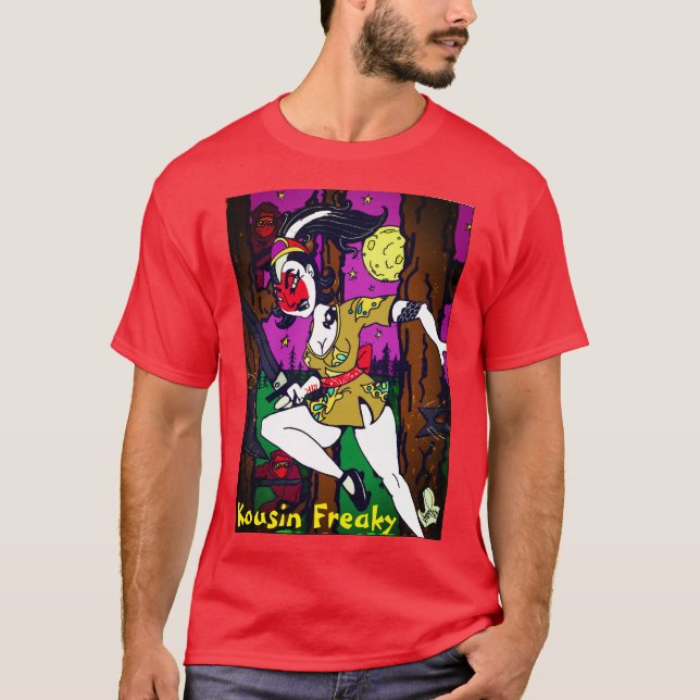 Camiseta Nakatsu lutando com ninjas (Frente)