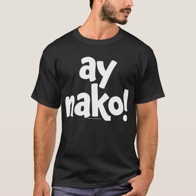 Camiseta Nako ORIGINAL Black (Frente)