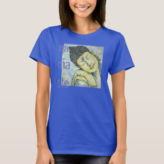 Camiseta Namaste Buddha Watercolor Art Tanque da Mulher Rel