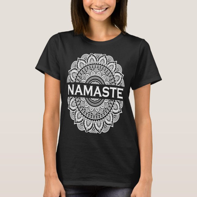 Camiseta Namaste Buddist Mandala (Frente)