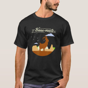 Camiseta Namaste Eu Cabra Yoga  Baaa Maste Baaamaste