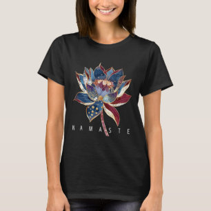 Camiseta Namaste Flor de Lótus Budismo Zen Iogue Buda Budis