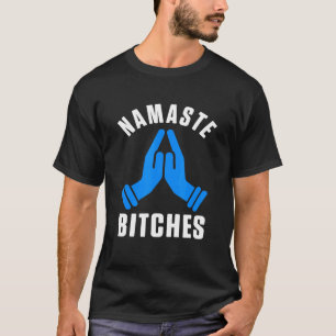 Camiseta Namaste Humor Yoga Instrutor Art Buddhi Espiritual