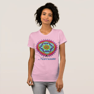 Camiseta Namaste Kaleidoscópio Importada