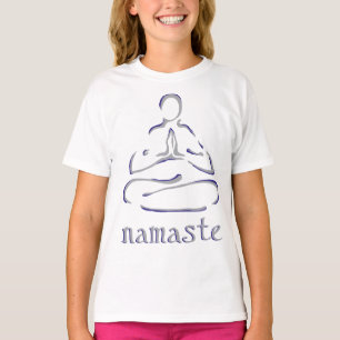 Camiseta Namaste Pose de Lótus Yoga