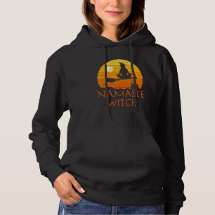 Camiseta Namaste Witch Yoga Halloween Meditation Wome