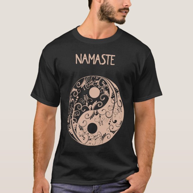 Camiseta Namaste Yin Yang (Frente)