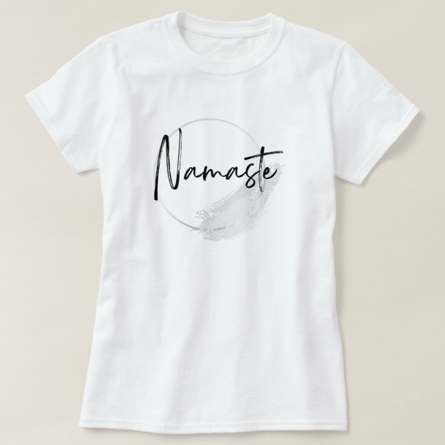 Camiseta Namaste yoga (Frente do Design)