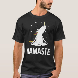 Camiseta Namaste Yoga Day Zen Buddhism Meditação Instrutiva