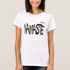 Camiseta NAMASTE YOGA SHIRT COM FLOWER OF LIFE Back IMPRESS