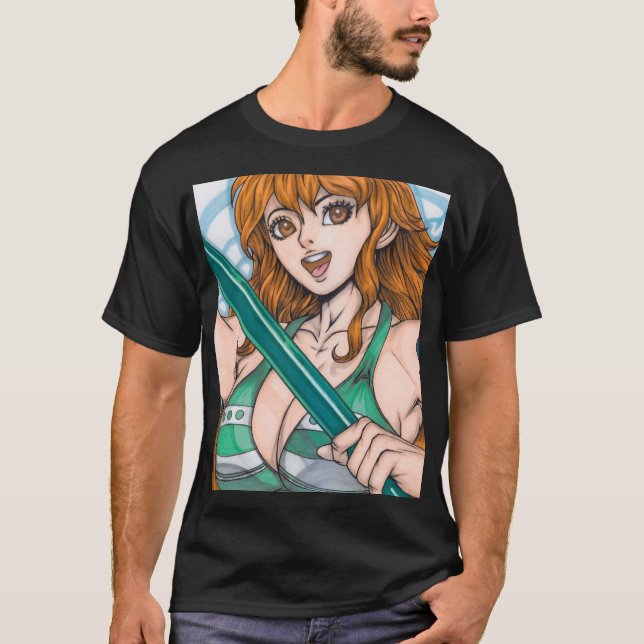 Camiseta Nami ~ Ladrã de Gatos (Frente)