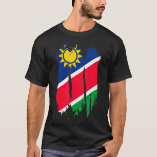 Camiseta Namíbia Flag Roots from Namibia