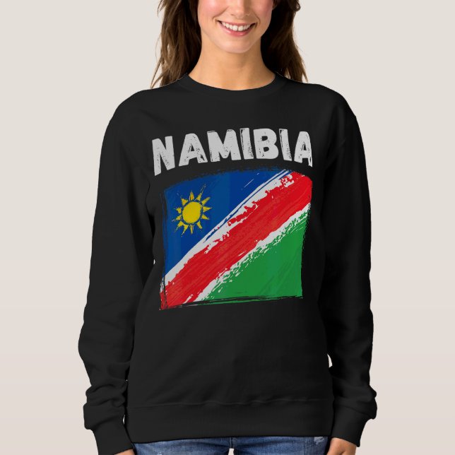 Camiseta Namíbia Flag Souvenir Hiking Holiday 2022 (Frente)