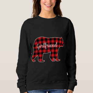 Camiseta Namorada Bear Red Xadrez Family Matando Christma