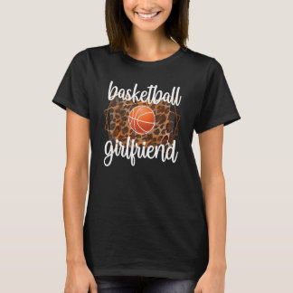 Camiseta Namorada De Basquete De Uma Garota Jogadora De Bas