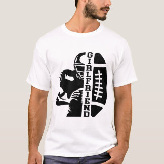Camiseta Namorada De Futebol De Um Jogo De Futebol