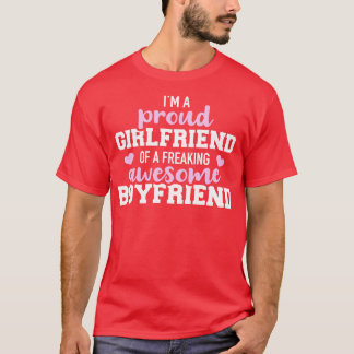 Camiseta Namorada de um maravilhoso e doce namorado