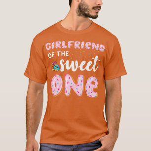 Camiseta Namorada do aniversário de uma Rosquinha doce