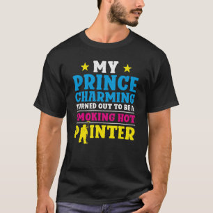 Camiseta Namorada do Pintor da Casa Esposa Meu Príncipe