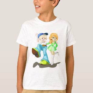 Camiseta Namorada e felicidade Namorado - Pintura