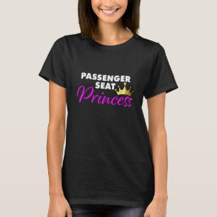 Camiseta Namorada engraçada da Princesa do Passageiro