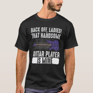 Camiseta Namorada Guitarrista Esposa Aquele Violão