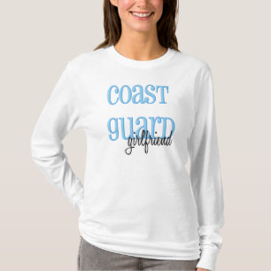 Camiseta Namorada longo da guarda costeira da luva
