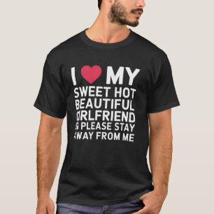 Camiseta Namorada Namorado Engraçado Casal Correspondente R