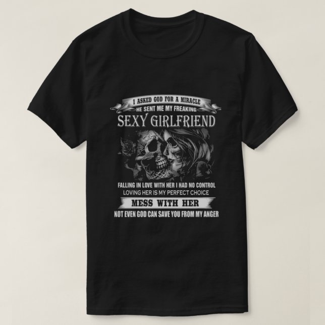 Camiseta Namorada Sexy (Frente do Design)