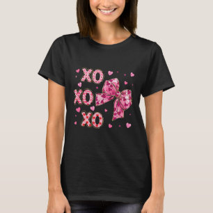Camiseta Namorada Valentim Xoxo Valentim Engraçado Arco Cor