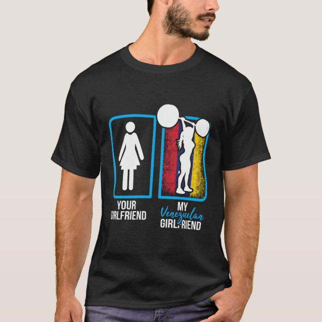Camiseta namorada venezuelano (Frente)