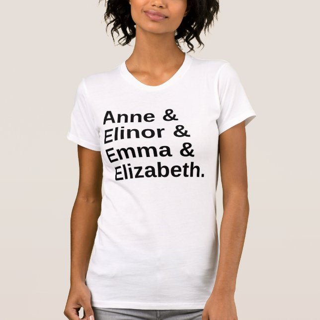 Camiseta Namoradas de livros (Frente)