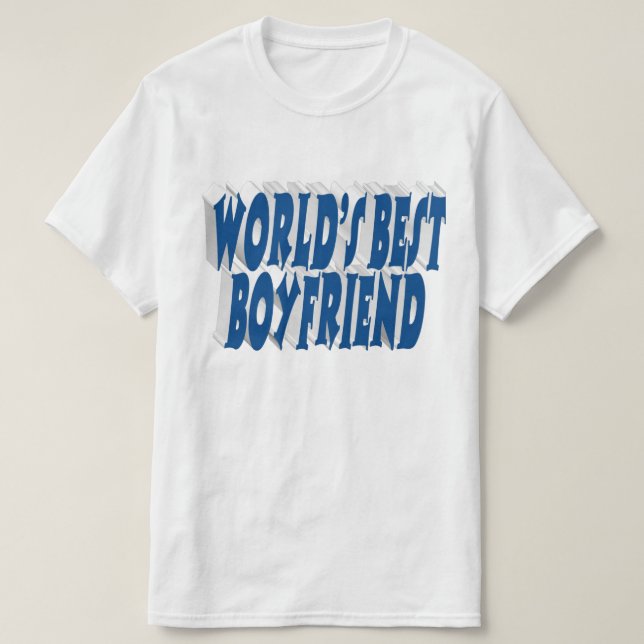 Camiseta Namorado com tipografia azul-marinho (Frente do Design)