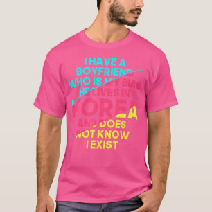 Camiseta Namorado Coreano Pop Viés K-Pop