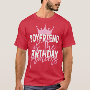Camiseta Namorado Da Parcela Aniversário Princesa Meninas