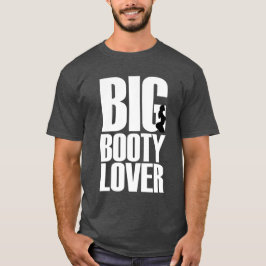 Camiseta Namorado de Bunda Grande Engraçado em Gráfico de T