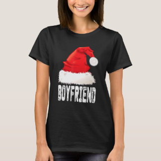 Camiseta Namorado de Natal Chapéu do Papai Noel Xmas Famíli