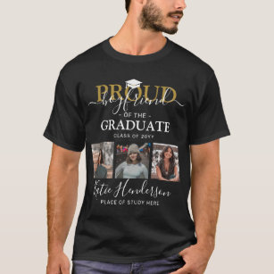 Camiseta Namorado de orgulho da Colagem de Fotos do Formand