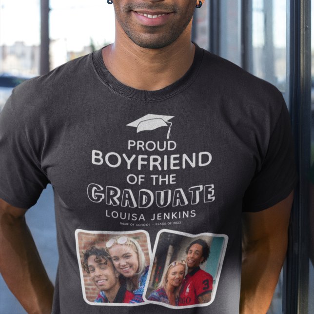 Camiseta Namorado do Formando de Graduação (Criador carregado)