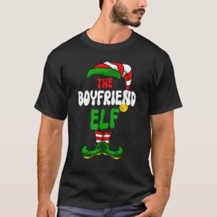 Camiseta Namorado Elf Pajama Matching Group Christmas Holi
