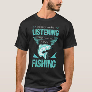 Camiseta Namorado Engraçado Pai Pescador Piada Gráfica