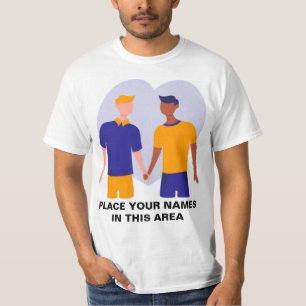 Camiseta Namorado Gay Personalizado 
