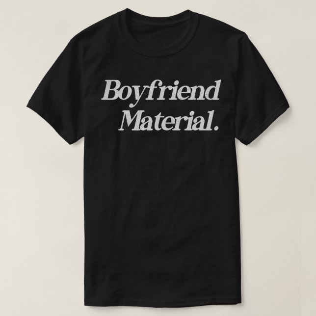 Camiseta Namorado Material Retro Tipografia Design (Frente do Design)