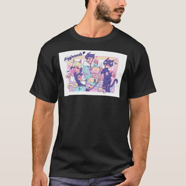 Camiseta Namorado Webtoon Catboys  (Frente)