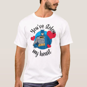 Camiseta Namorados Batman   Roubou meu coração