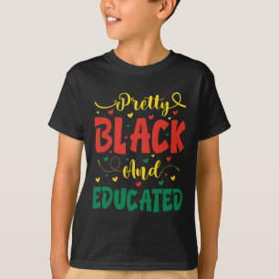Camiseta Namorados Bonito Negro E Décima Junta Educada Para