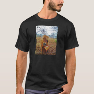 Camiseta Namorados Coração Miniatura Cavalo Marrom