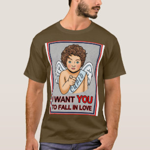 Camiseta Namorados Cupido Bonito Que Eu Quero Que Você Faça